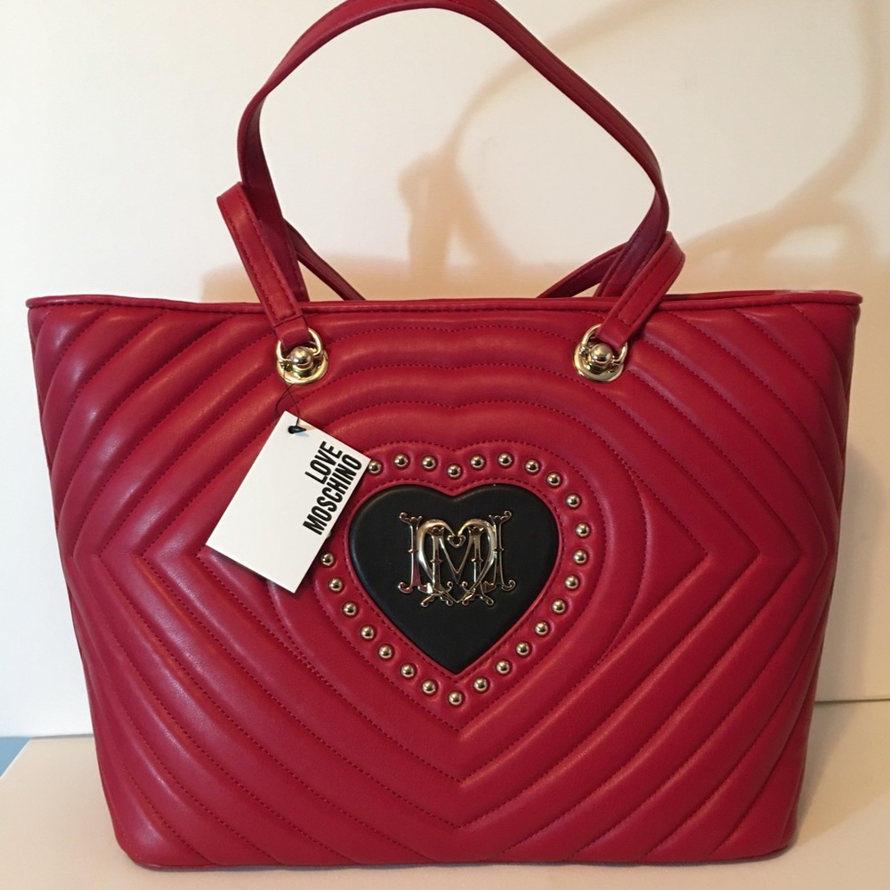 NEW Authentic Love Moschino Tote